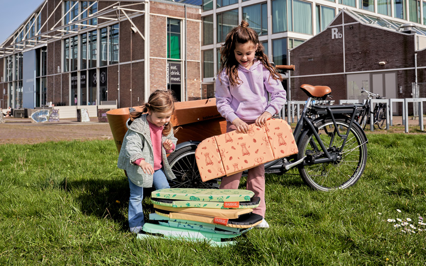 Ein Lastenfahrrad fÃ¼r Kinder