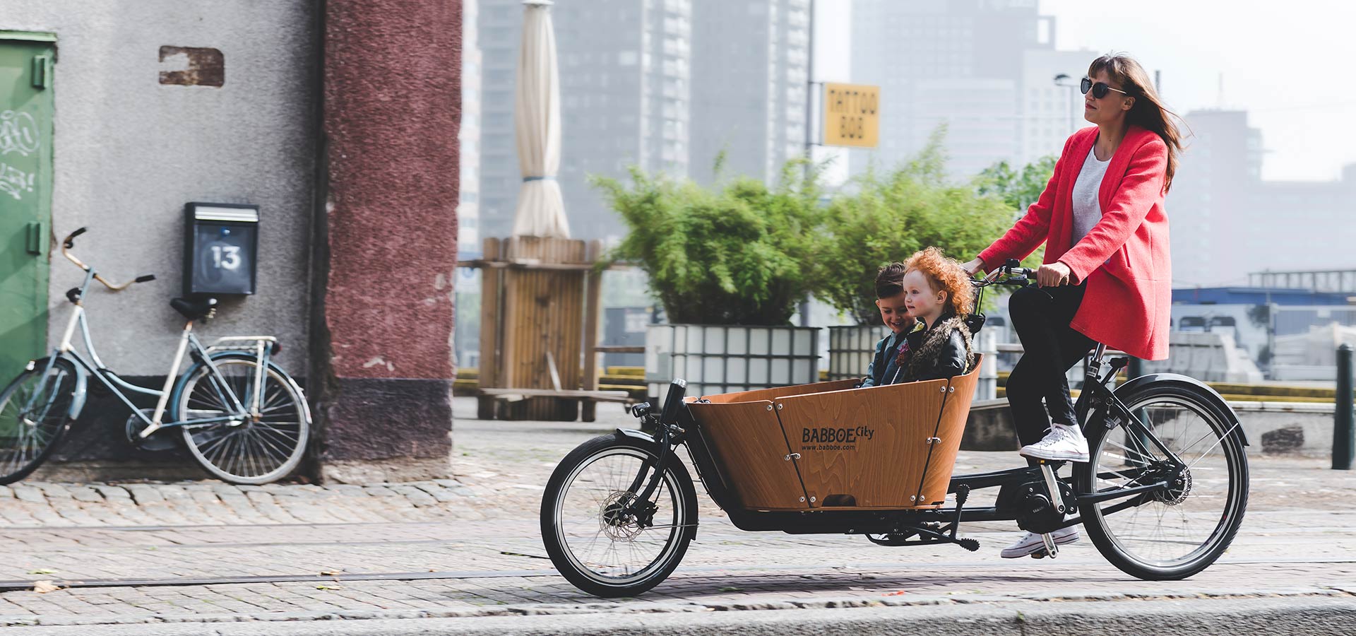 Babboe City - Long John Fahrrad Babboe City - Long John Fahrrad