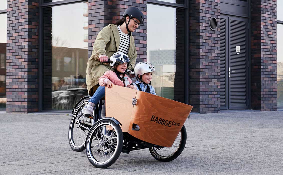 Lastenrad mit Neigetechnik Lastenrad mit Neigetechnik