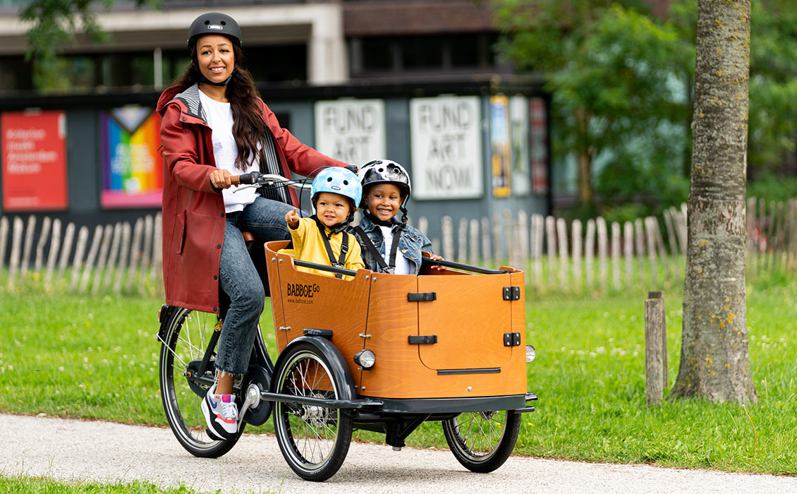 Lenkungsdämpfer Familienfahrrad mit Lenkungsdämpfer - Angenehm und sicher unterwegs