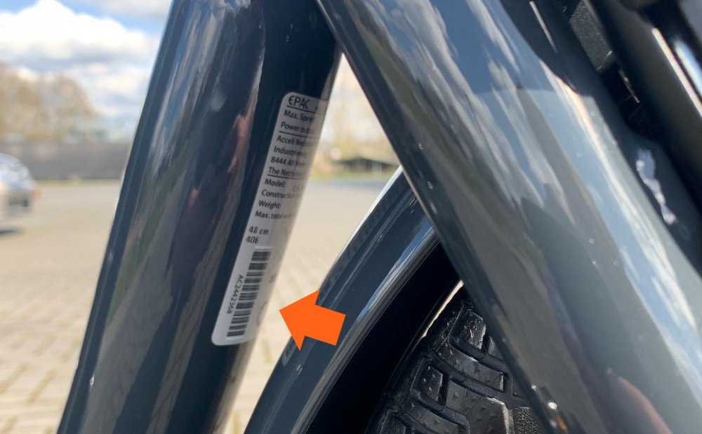 Wie finde ich die Rahmennummer von meinem Lastenfahrrad? Babboe